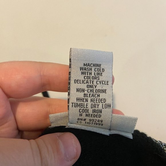 Catherines Women Plus 1X Open Front Cardigan Sweater Black Metallic Trim Knit - Picture 5 of 8